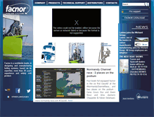 Tablet Screenshot of facnor.com